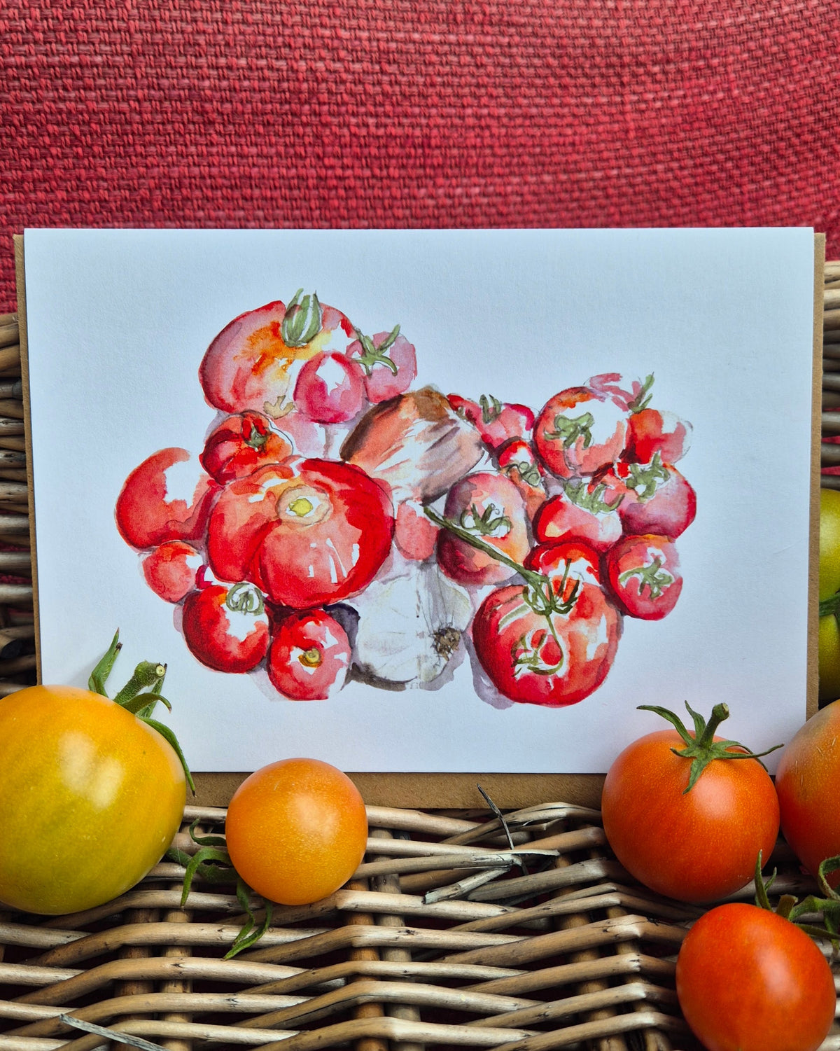 Tomato Glut Greetings Card