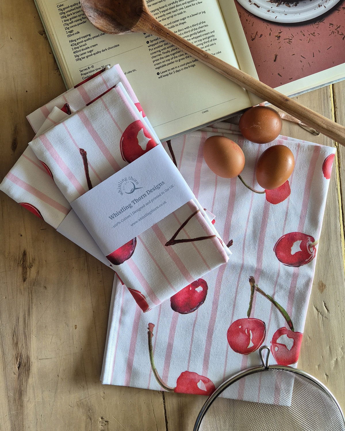 Cherry Tea Towel