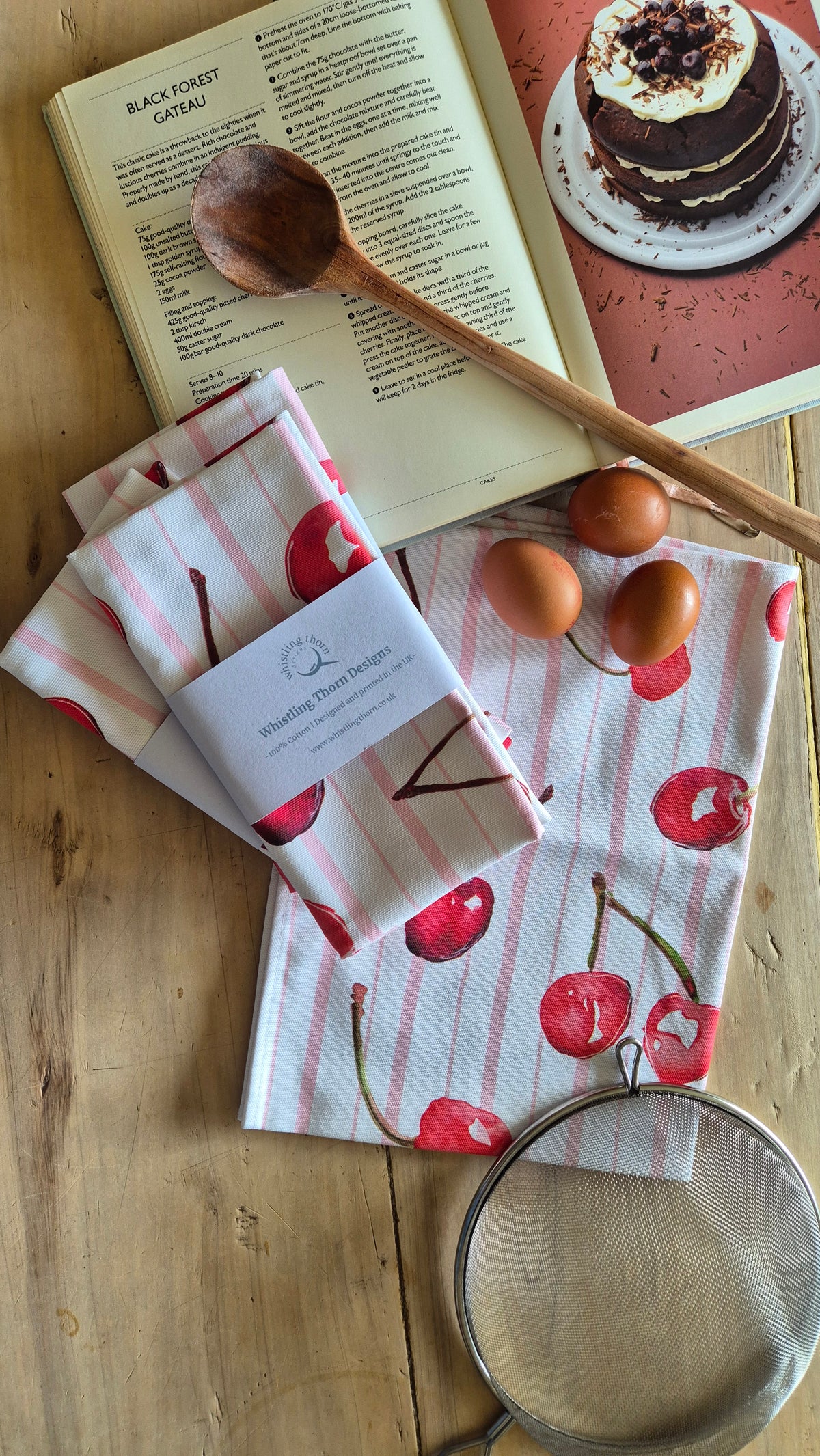 Cherry Tea Towel