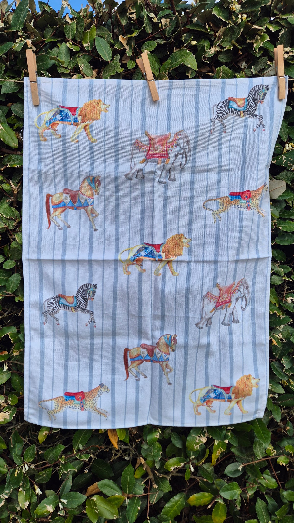 Carousel Tea Towel