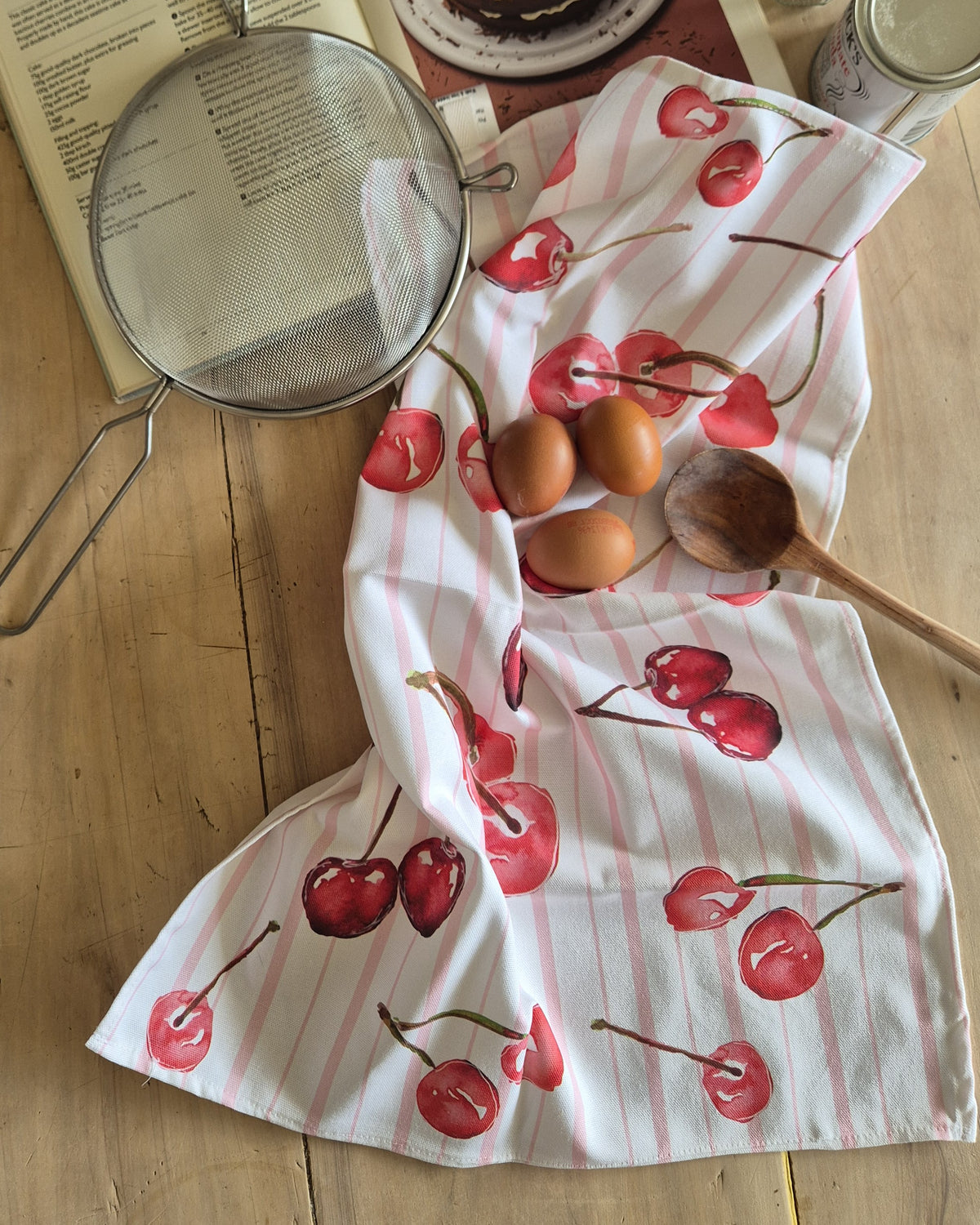 Cherry Tea Towel