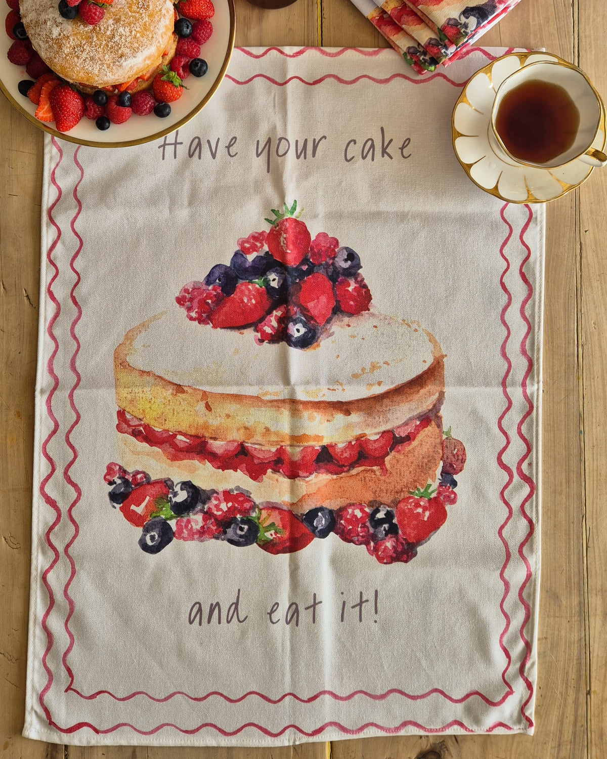 Have Your Cake Tea Towel