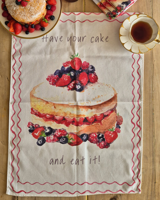 Have Your Cake Tea Towel